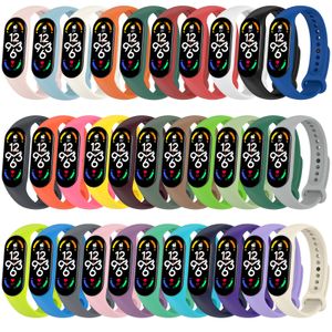 Ny klockrem för Xiaomi Mi Band 7 Wristband Silicone Armband Wrist Straps Miband Band7 Smartwatch Accessories