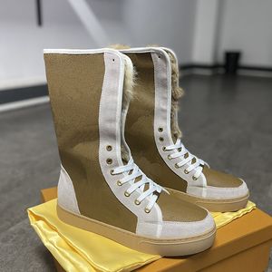 God kvalitet kvinnor stövlar mode bruna blommor angele stövlar designer skor kanin päls äkta läder australo -stövlar martin boot