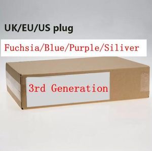 Geração 3rd sem fãs de cabelos de cabelo Ferramentas profissionais de salão de sopro Aqueça super velocidade EUA/Reino Unido/plug plug rosa cor