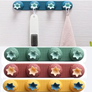 Hooks & Rails In 1 Pineapple Coat Wall Mounted Household Decorative Rack Hat Key Hook Bathroom Towel HangersHooks