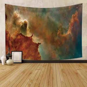 Современный психоделический домашний декор абстрактный Starry Sky Carpet Wanging Living Room спальня Art Tapestry Tapiz J220804