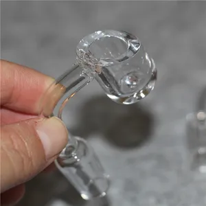 Rauchende reine Quarz-Banger-Nägel, 4 mm dick, 90 Grad, domeless Banger, Dab Rigs, Kappen-Quarz-Nagel, 10/14/18 mm weibliches/männliches Gelenk