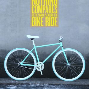 新しいX Front Brand Fixie Bicycle Fixed Gear Bike cm DIYシングルスピードインバーターライドロードバイクトラックFIXIE自転車ColorFul2081