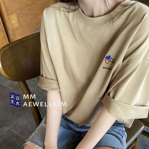 Camisetas para hombres Error de error T CAMISO MENOS Mujeres Copas de sudor de moda coreana Bordado de algodón de gran tamaño Disfraz femenino Y2K