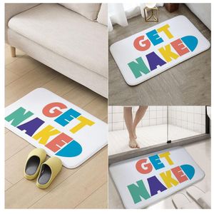 Carpets Get Naked Colorful Mat Camper Carpet Bathroom Entrance Doormat Bath Indoor Floor Rugs Absorbent Anti-slip Kitchen RugCarpets