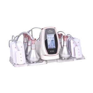 80K Cavitation Slimming Device 6 in 1 Vacuum Therapy RF Radio Frequency Machine For Face and Body