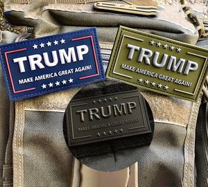 9X5cm Trump MAGA Armband Patch Supplies Silicone Arm Badge Party Make American Great Again