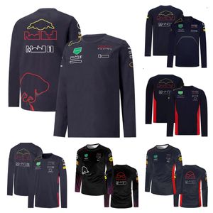 F1 Racing T-Sleeved Te-Sleeved Team Jersey مع نفس العرف