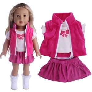 18inch American Doll Deset cm Reborn Born Baby Doll Cloth Accessoires Nenuco Ropa Our Generation Girls Diy Toys Gift