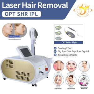 E-Light HR OPT IPL Macchina per la depilazione laser Sistema professionale di trattamenti per epilatore per il ringiovanimento della pelle Attrezzatura permanente per salone di bellezza in vendita