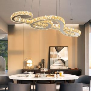 Hanglampen Muzieksymbool Kristallen LED-kroonluchter Woonkamer Eetkamer Slaapkamer Studielamp Commerciële inrichtingen ChandeliersPendant