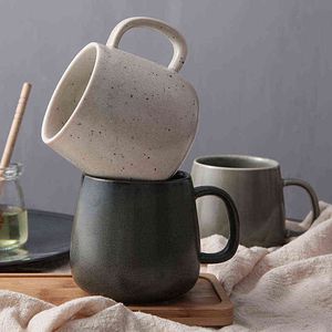 380 ml högkapacitet modern stil keramisk kaffekopp mugg kinesisk porslin personlighet teacup te cup t220810