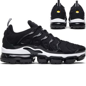 Koşu Ayakkabıları Ebadı 41 toptan satış-TN Plus Erkekler İçin Koşu Ayakkabıları Siyah Beyaz Spor Spor ayakkabıları sadece Kabarcık Yastık Adam Jogging Yürüyüş Eğitmenleri