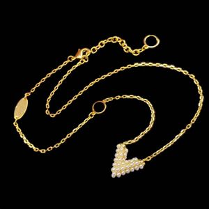 İnci Kolye Kolye Ve Küpe Seti toptan satış-Moda lüks mücevher kolyeler tasarımcıları altın zincirler inci mektup kolye kolye ve bilezik küpeler seti paslanmaz çelik baş harfleri kolye kadınlar için hediye