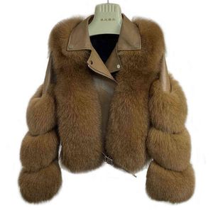 Luxo 2020 casacos de pele reais com jaquetas 100% genuínas de couro de pele de carneiro de loles de pele natural parkas plus size t220810