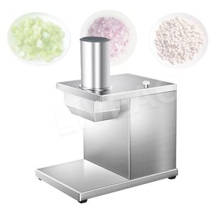 Máquina de corte de cubo de vegetais, 6mm, 8mm, 10mm, cozinha, cenoura, rabanete, batata, cortador de cubos, pepino elétrico, mesa dicer176t