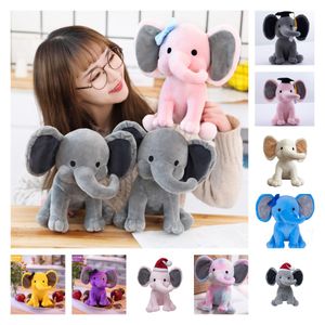 Wholesale Small Elephant Plush Toys Stuffed Animals Cute Dolls Wedding Props Birthday Christmas Gifts For Kids 828