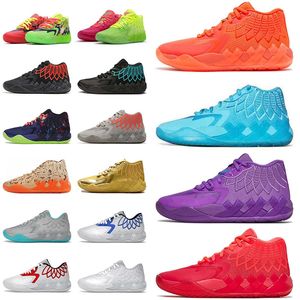 NYTT MB.01 LeMelo Ball Basketskor Herr Dam Sneakers Queen Buzz City Rock Ridge Red Blast Trippel Vit Galaxy Lila Katt Himmelsblå Utomhus