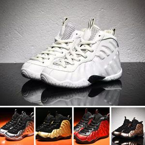 Metallic Gold Penny Hardaway Dzieciowe Sneakers Silver Surfer Age Dr. Doom University Red Basketball Buty do biegania dla dziewcząt chłopcy 28-35