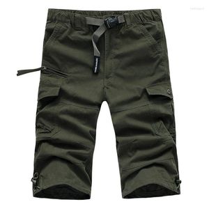 Sommer Herren Baggy Multi Pocket Loose Cargo Shorts Outdoor Sport Camping Knielange taktische kurze Hose