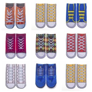 Sliper Slipper Canvas Soils Socks Womens Fun Pop Pop Cult