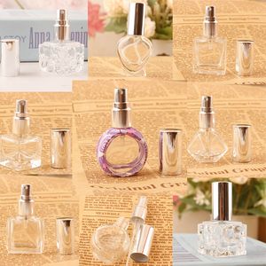 Bouteille diffuseurs de parfum en verre 10 ml petit échantillon portable Parfume rechargeable Pulporteur de pulvérisateur