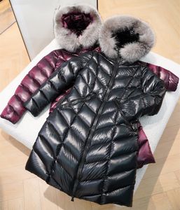 Down Jacket Designer Women Long Winter Coat Fox Fur Puffer Parkas