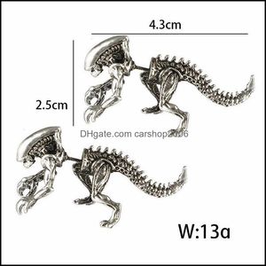 Stud Best Earrings Studs New Design Alien Dragon Piercing Ear Cuffs Women Men Fashion Jewelry Gift Drop Delivery 2021 Carshop2006 Dhsey