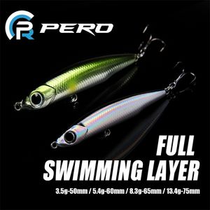 Wholesale ice fishing hooks for sale - Group buy PERO Sinking Pencil Bait mm mm mm g to g Shad Minnow Wobbler Trout Mackerel Micro Sea Fishing Lure Trout Bass Lures
