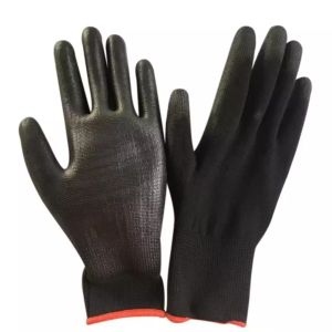 Breathable Working Gloves Nylon Dipped Labor Protection Gloves Anti-oil Anti-friction Antiskid Garden Cut Protection