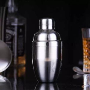 Stainless Steel Shaker Wine Cocktail Shaker Mixer Wine Martini Drinking Boston Style Shaker Party Bar Tool 12oz 18oz