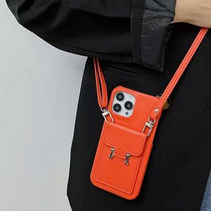 Women Crossbody Bag Designer Phone Case For IPhone Pro Max11 Promax X xs Xr Wallet Card Cases Repo Leather Phone Cover