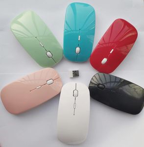 Ultra Thin Wireless Mice Optical Mouse Gamer 2.4G Receiver Super Slim Gaming Mouse Cordless Computer PC Laptop Desktop