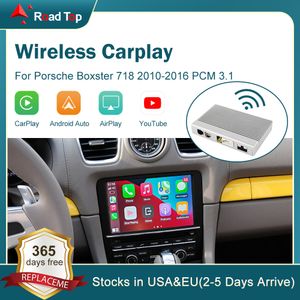 Wireless CarPlay per Boxster 718 2010-2016 con interfaccia Android Auto Mirror Link AirPlay Car Play Supporto telecamera per la retromarcia