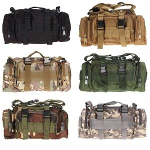 Outdoor Taktische Tasche Militär Molle Rucksack Wasserdicht Oxford Camping Wandern Klettern Taille s Reise Schulter Pack 220818