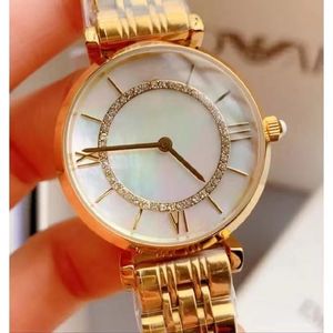 Tüm Gold Lady Watches Quartz Japon Hareketi İzle A1925 AM1926 1909 1908 1907 Toptan Kadınlar Tam Altın Renk Saatleri Kol saatleri