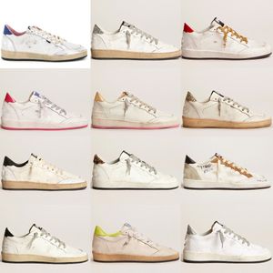 Бесплатная доставка 2024 Golden Sneaker Super Star Deluxe Brand Goose Женская дизайнерская обувь с блестками Sier Tail и блестками Грязная обувь Размер 47 США 13 235647