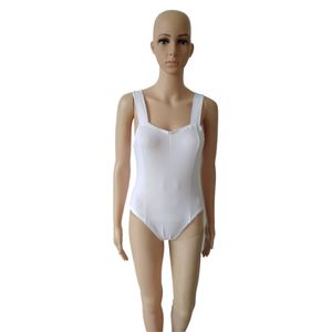 Nuovo design Fionda da ginnastica per ragazza Costumi Catsuit da donna mezzo pacchetto costume da bagno collant zentai tuta da yoga corta in un pezzo