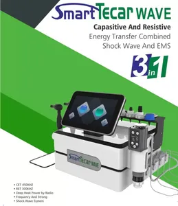 ED -behandling Smart Tecar Wave Health Gadgets EMS Shockwave 3 i 1 Maskin 448KHz Ret Cet Pain Relief Fysioterapi Diatermi Massager Equipment Equipment
