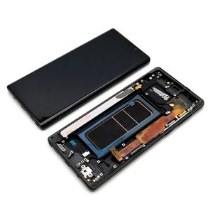 Display OEM per Samsung Galaxy Note 10 LCD N970 Touch Screen Panel Digitizer Assembly AMOLED con cornice