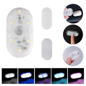 Car LED Touch Lights Wireless Interior Light Auto Roof Ceiling Reading Lamps for Door Foot Trunk Storage Box USB Charging