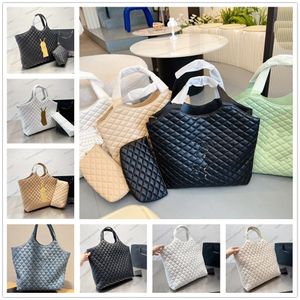 Icare Maxi Quild Lambskin Tote: Luksusowa torba na zakupy dla kobiet z mosiężnym sprzętem i dużą pojemnością