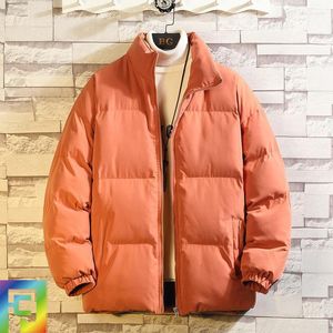 Men's Jackets 2022 Autumn/winter Standing-collar Cotton-padded Jacket For Men And Women Korean Fashion Bread