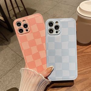 High-end Checkered Phonecase For Iphone X Xs Xr Xsmax Fashion Luxury Designer Phone Case For11 11promax 12pro 12promax 13 13pro 13promax 7/8