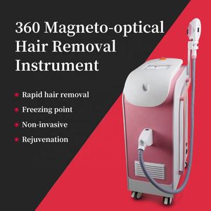 Sistema de pele magneto-óptica portátil IPL Laser 360 Máquina de remoção de cabelo para uso de beleza