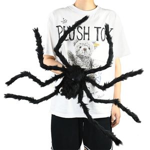 Altre forniture per feste festive 30/50cm/75cm/90cm Black Plush Spider Hallowee 220823