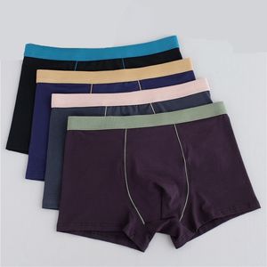 Masculino plus size cueca boxers cuecas colorido de cor de algodão respirável tronco de roupas íntimas 5xl 6xl 7xl 8xl