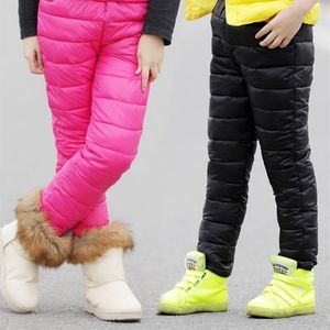 Dziewczynki dla dzieci Dziewczyny Zimowe spodnie Rosjan Rosyjskie grube ciepłe spodnie wodoodporne spodnie narciarskie lat elastyczne legginsy w talii