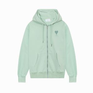 Felpa con cappuccio firmata Parigi Uomo Felpe da skateboard Camicie a maniche lunghe Felpe con cappuccio donna Abbigliamento di lusso ricamo Amore Lettera stampata Cappotto con cerniera Maglione casual S-XL