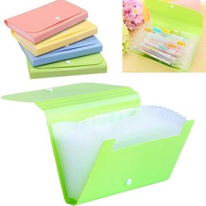 Korthållare Mapp File Dokumentpåse Pouch Bill Holder Organizer Fasten Office Supplies Bindemy Carpetas Fastenercard